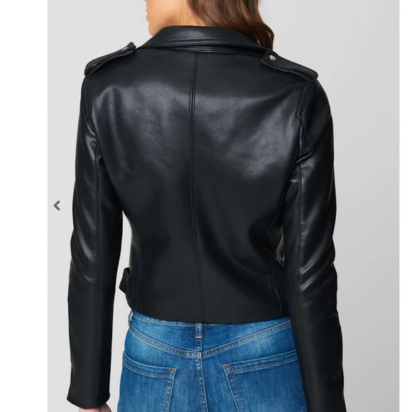 Blank NYC Faux Leather Motorcycle Jacket NWT Size S - Picture 2 of 8